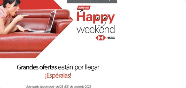 HSBC Happy weekend: 30% en Gasolina, 20% con Tarjeta Digital, 15% con TDC del 28 al 31 de Enero 2022