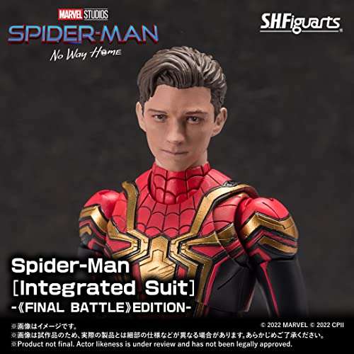 Amazon: Tamashii Nations: SH Figuarts (Tamashii Web exclusive) Spider-Man (Traje integrado) (Tom Holland) No Way Home