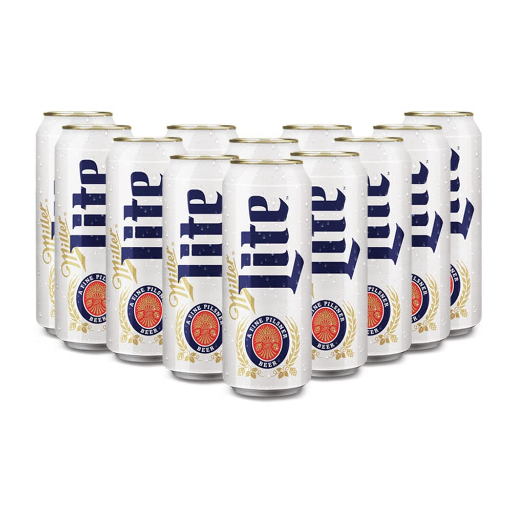 AMAZON: Heineken Miller Lite Cerveza Pilsner 12 Latas 710ml
