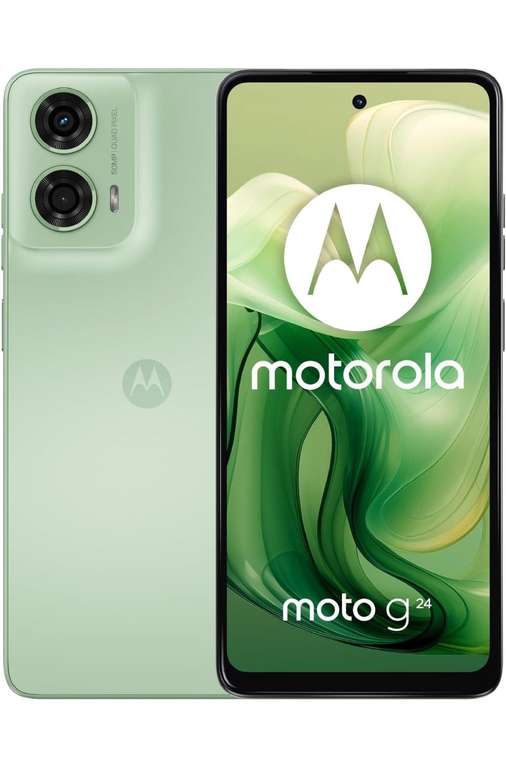 Amazon: Motorola Moto G24, Celular Memoria 128GB, 4GB RAM, Celular Desbloqueado Nacional, 1 Año de Garantía