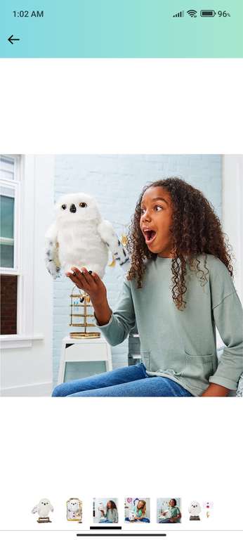 Amazon: Wizarding World Muñeco Hedwig Interactivo para niñas