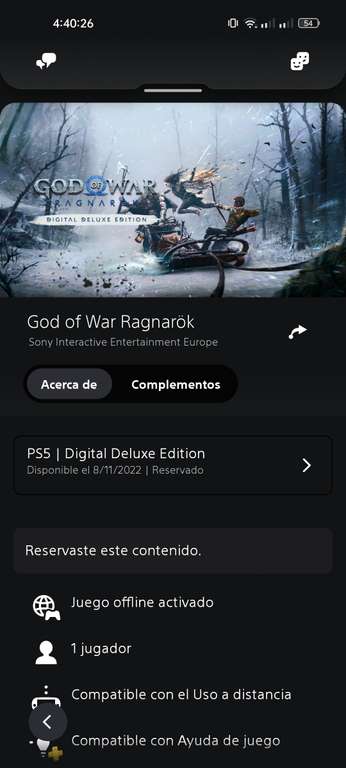 PlayStation Store: God of War: Ragnarok Turquia