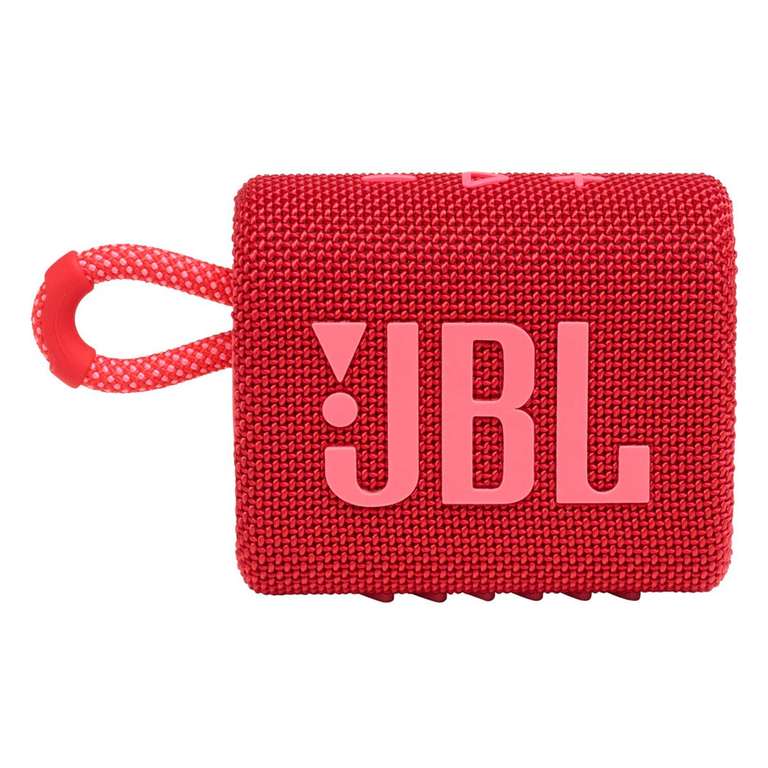 Amazon: Bocina Bluetooth JBL Go 3 color rojo