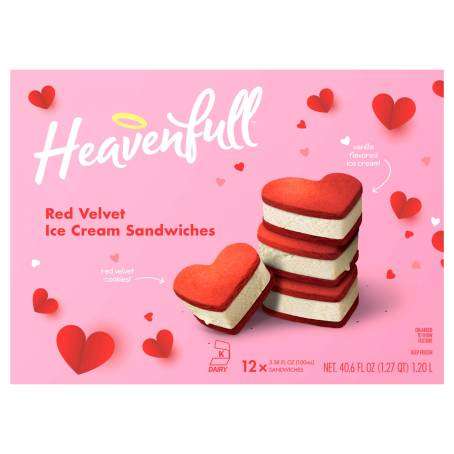 Sam's Club: 2x1 en Sandwich Helado Heavenfull Red Velvet 12 pzas