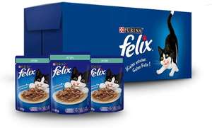 Amazon: Alimento húmedo para gato Purina Félix (24 Sobres) | Precio con Planea y Ahorra, envío gratis con Prime