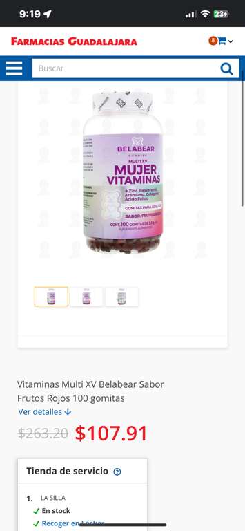 Vitaminas Bela bear gomitas en Farmacias Guadalajara (tienda y línea)