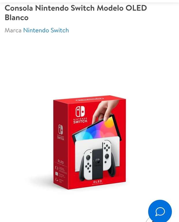 Walmart: Consolas Nintendo Switch Modelo OLED (varios modelos). Sin promos bancarias. 23 de Marzo