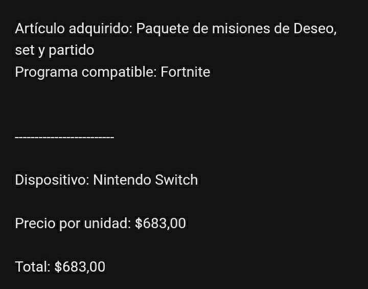 Nintendo Switch Argentina - Paquete Reina de la cancha+1500 pavos- Fortnite