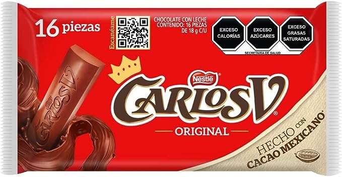 Amazon: Carlos V Chocolate Mexicano 16 pz