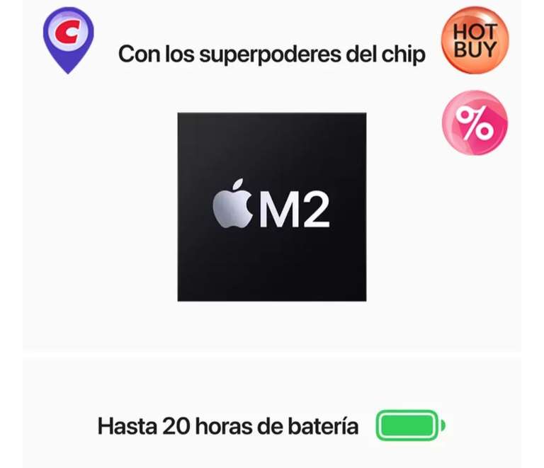 Costco: Apple Macbook Pro 13" 256gb Chip M2 | Pagando con PayPal