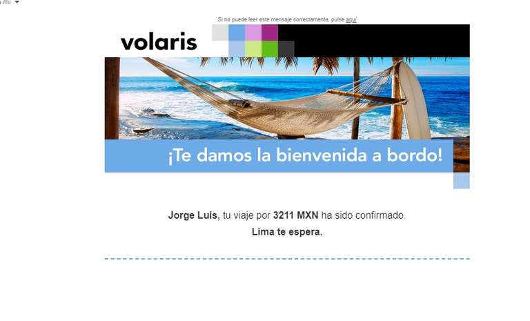 Volaris : Vuelos a Lima desde CDMX (AICM) directo en $3211 Tarifa Zero | Leer descripción