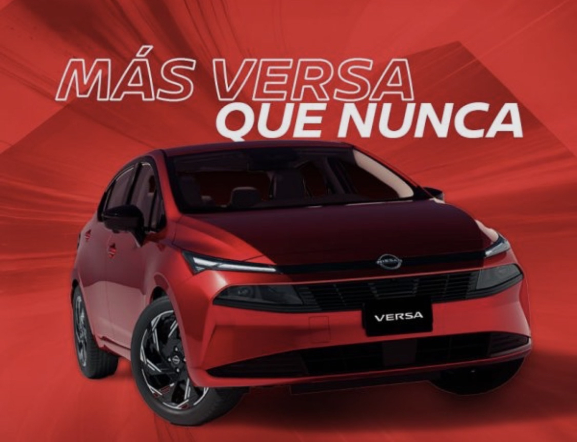 Nuevo nissan versa: Enganche desde 10% + 0% CxA y precio especial a crédito desde $309,990 M.N.