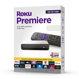 Amazon: Roku Premiere Streaming Player 4K /HDR