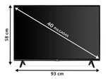 Mercado Libre: Smart TV portátil Hisense H4F Series 40H4030F LED Full HD 40" | Pagando con BBVA