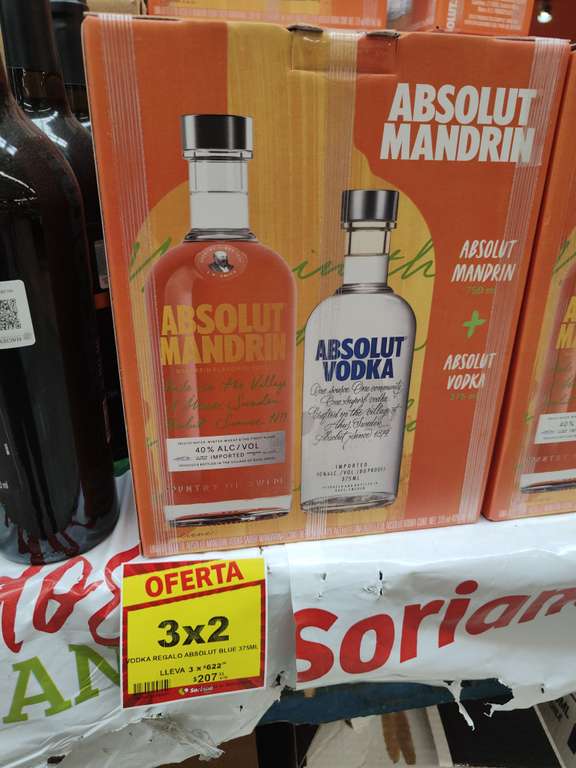 Soriana: Más de 3 litros de vodka por 600 pesos