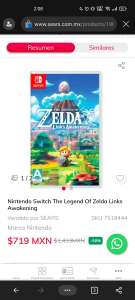 Sears: The Legend of Zelda Link's Awakening