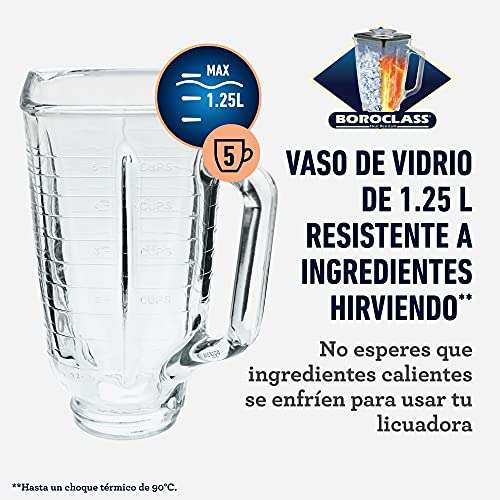Amazon: Licuadora Oster cromada 2 velocidades vaso de vidrio BLST4127013