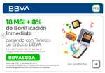 BBVA-Walmart y BodegaAurrera 18MSI+8%