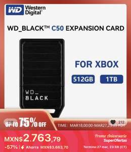 AliExpress: Western Digital WD tarjeta de expansión de 1TB para Xbox Series X | S