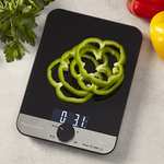 Amazon: KitchenAid - KQ908 Báscula digital para cocina y alimentos, superficie de vidrio, capacidad de 5 kg, color negro