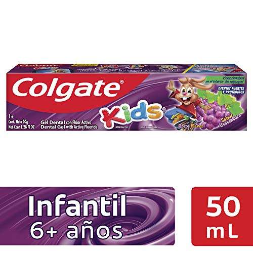 Amazon: Colgate Pasta Dental Para niños Uvaventura o Fresantastico.