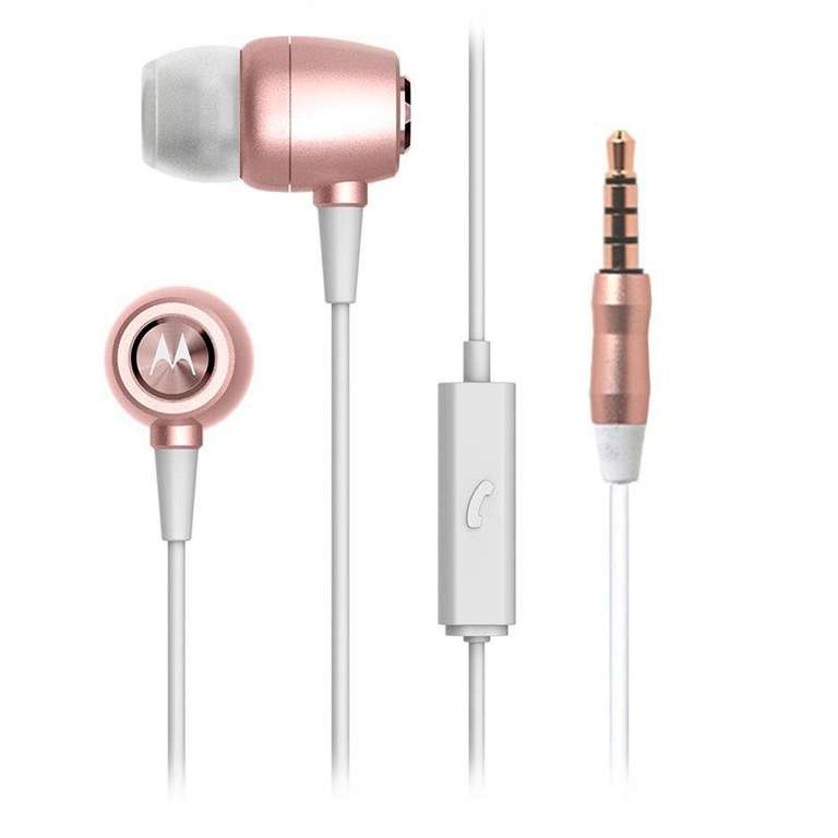Office Depot, Audífonos Motorola EarBuds Metal / In ear / Plug 3.5 mm