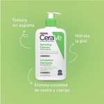 Amazon: CeraVe Limpiadora Hidratante, para piel seca, tamaño grande 473 ml