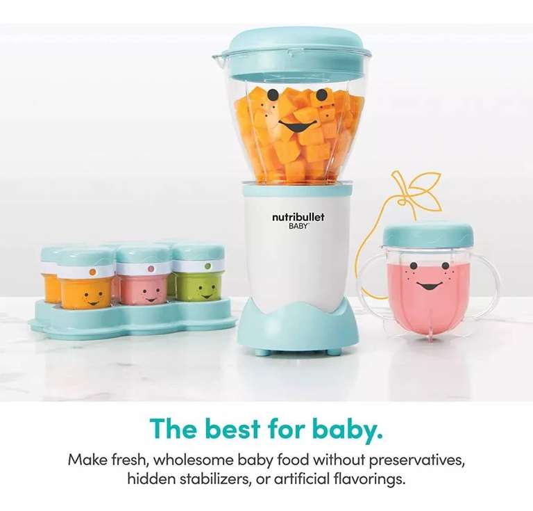 Amazon: Nutribullet Baby Licuadora, Procesador de Alimentos Bebé ( Renovado Excelente )