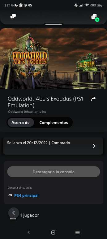 PlayStation: Oddworld Abe's Exoddus (PS1 emulation) | Gratis con PlayStation Plus Deluxe