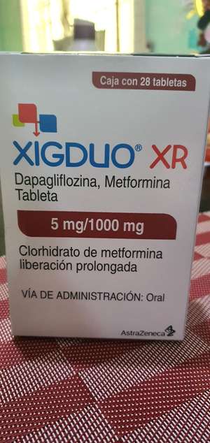 Yza: Medicamento Xiduog xr 5mg/1000