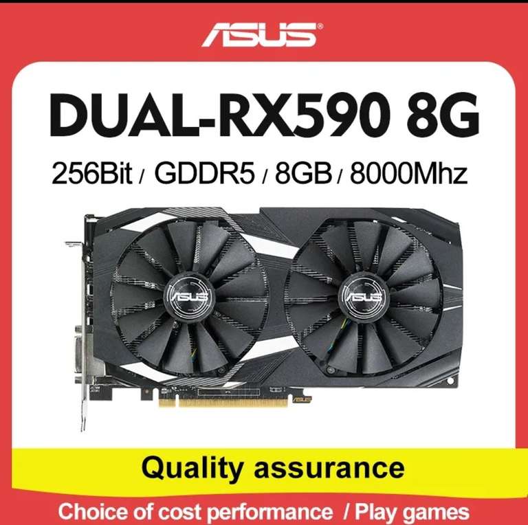 AliExpress: ASUS-tarjeta gráfica AMD RX590