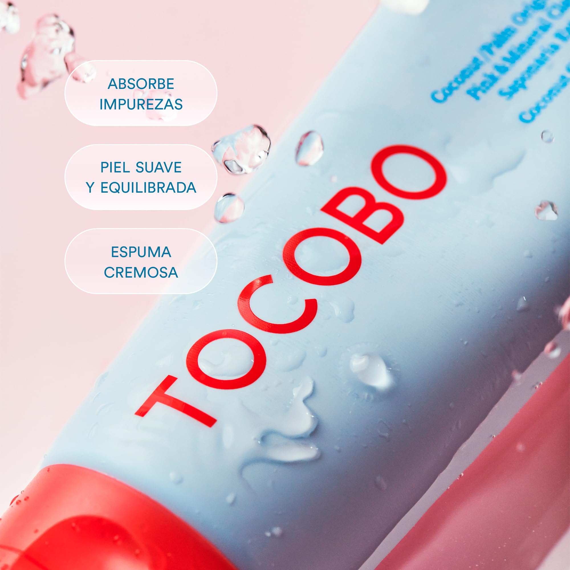 AMAZON: TOCOBO Coconut Clay Cleansing Foam 150 ml – Espuma Limpiadora Facial con Arcilla y Coco, Apta para Piel Mixta a Grasa