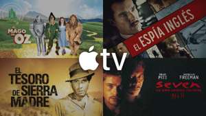 iTunes: El Mago de Oz 4K, El Tesoro de la Madre Sierra, El Espia Ingles 4K