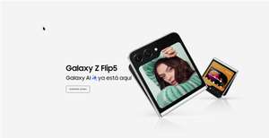 Samsung Store: Galaxy Z Flip5 + Galaxy Watch6 Classic 47mm + Starter Kit ($14,579 con primera compra)