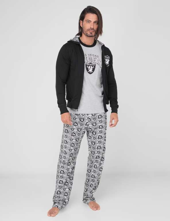 Liverpoool - Conjunto pijama NFL Las Vegas Raiders para hombre