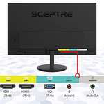 Amazon: Monitor Sceptre E275W-19203R 27 Pulgadas 1080P Monitor LED 99% sRGB 2X HDMI VGA Altavoces Integrados