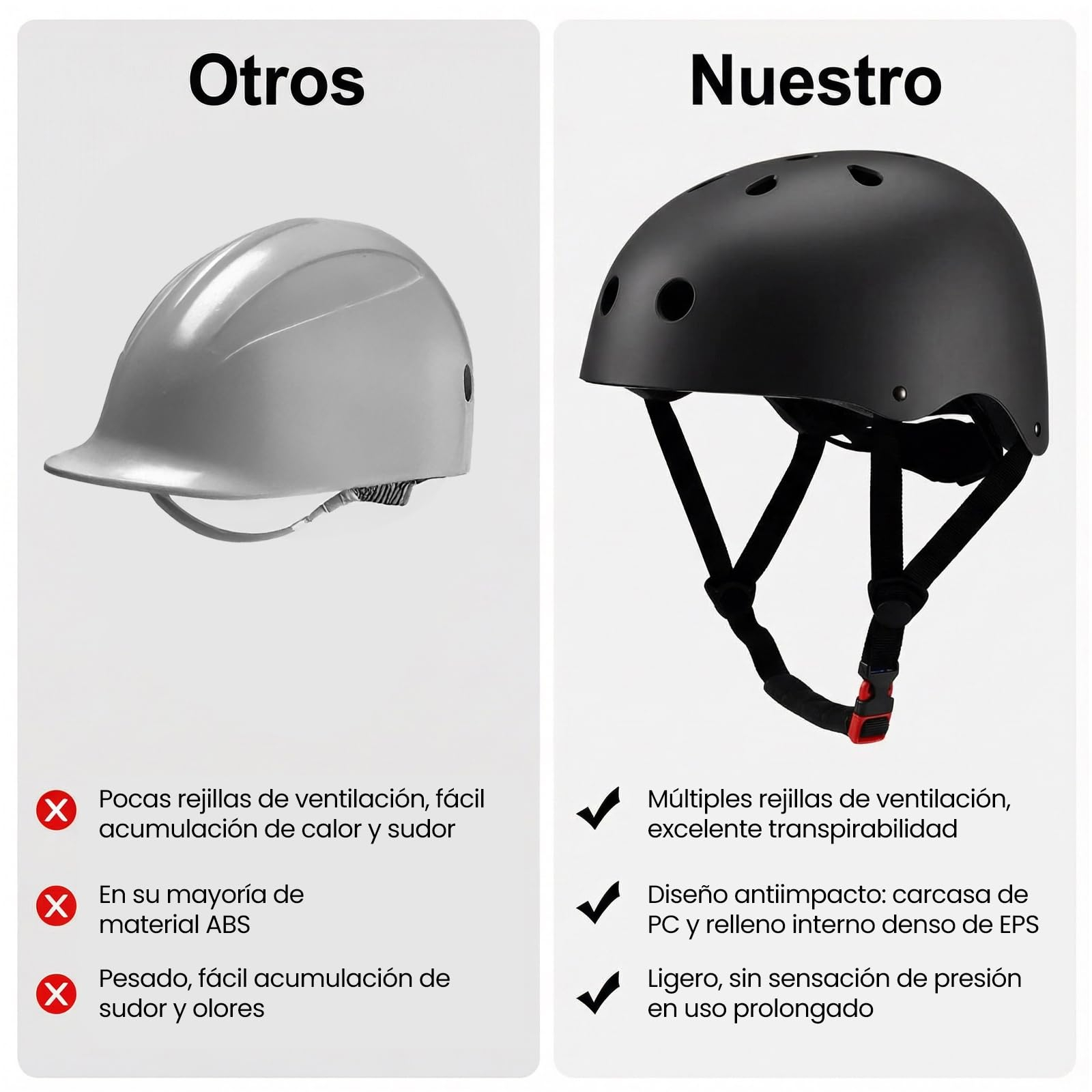 Amazon: Casco Bicicleta para Hombre y Mujer, con Accesorios a Prueba de Viento e Insectos