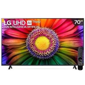 Amazon: Pantalla LG UHD AI ThinQ 70" 4K Smart TV 70UR8750PSA