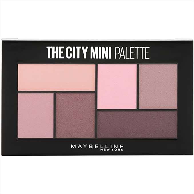Amazon: Maybelline Paleta de sombras, City Mini Palette 4g variedad