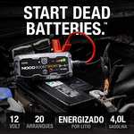 Amazon: NOCO Boost Sport GB20 500A 12V Arrancador motores gasolina 4 litros