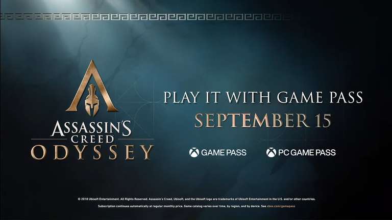 Xbox Game Pass: Assassin's Creed Odyssey y Deathloop