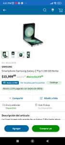 Sam's Club: Samsung Galaxy Z Flip 5 256 GB menta