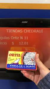 Chedraui: Angulas de surimi Ortiz