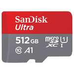 Amazon: SanDisk Tarjeta de Memoria ultraAndroid microSDXC UHS-I de 512 GB + Adaptador
