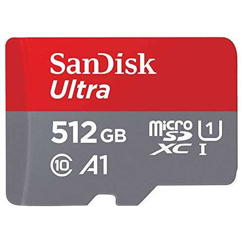 Amazon: SanDisk Tarjeta de Memoria ultraAndroid microSDXC UHS-I de 512 GB + Adaptador