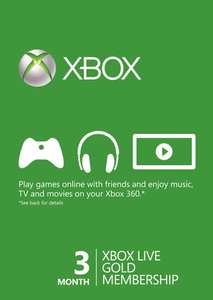 CDKeys: Xbox Live Gold 3 meses válidos en México