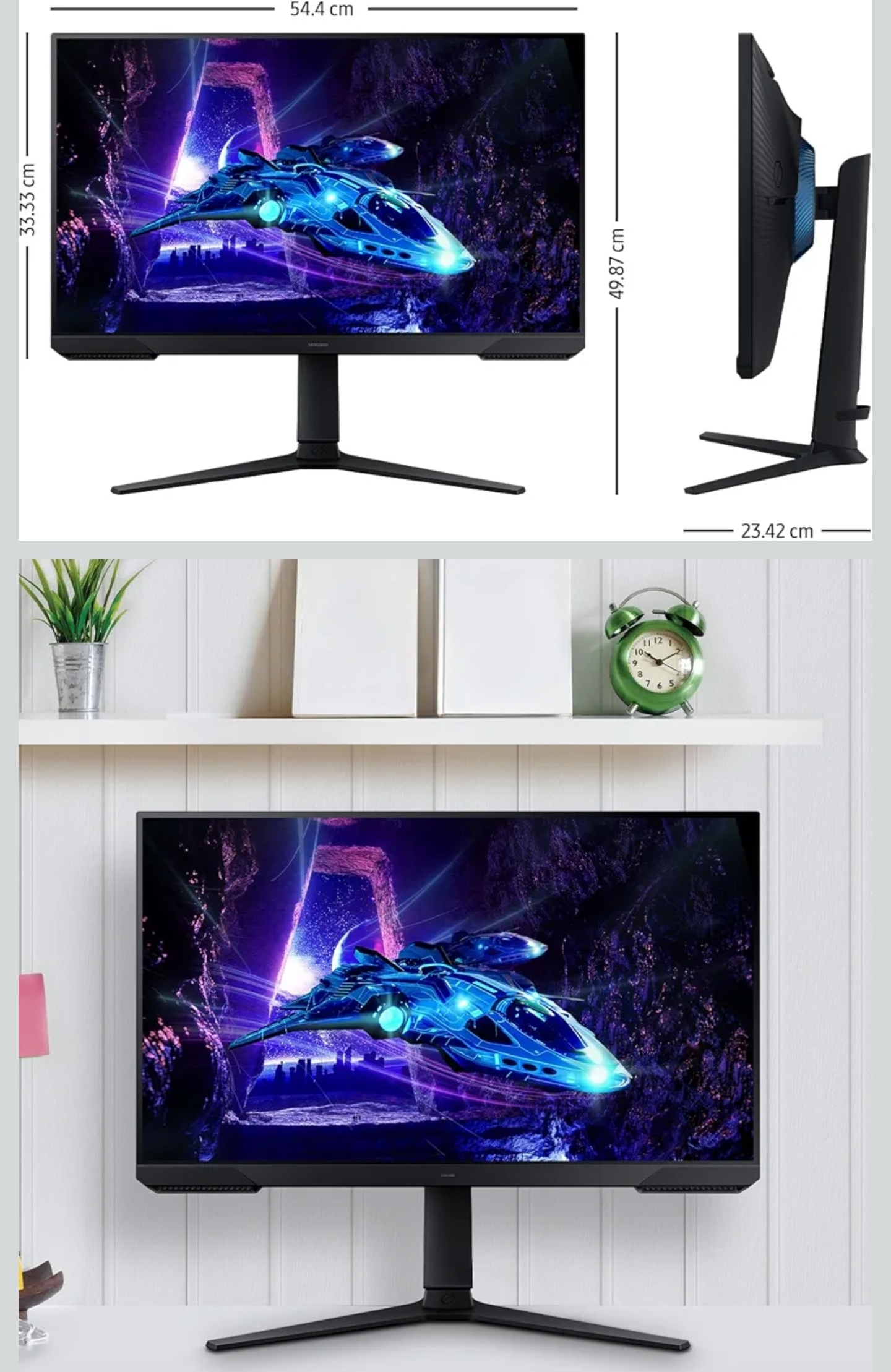 Amazon: Samsung 24" Odyssey Monitor G30D FHD 180Hz,