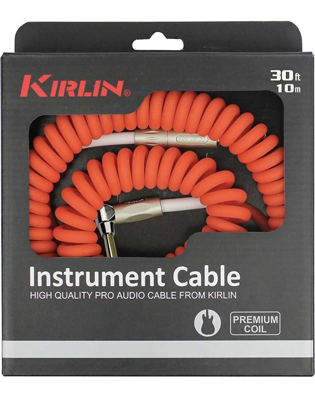 Amazon: Cable Kirlin Premium Coil de 10m para instrumento