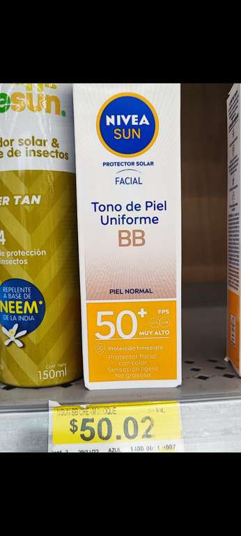 Walmart Express: Protector facial Nivea sun en 50 pesos
