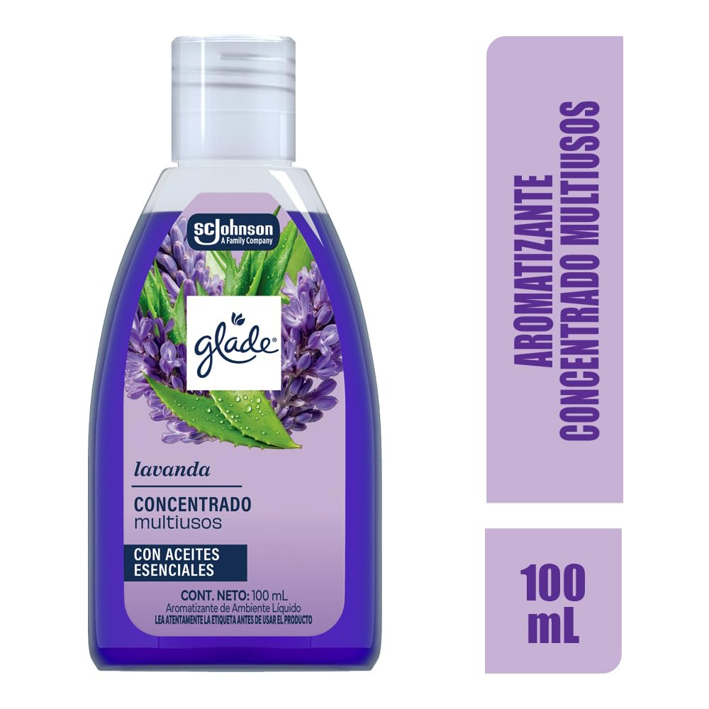 AMAZON: Glade Aromatizante Líquido Concentrado Multiusos para Hogar Lavanda 100 ml (Comprando 2 piezas, precio c/u)
